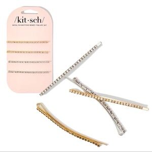 Just in! Metallic Rhinestone Bobby Pins Set